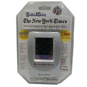 Excalibur The New York Times Touch-Screen Crossword Brain Game Never Used